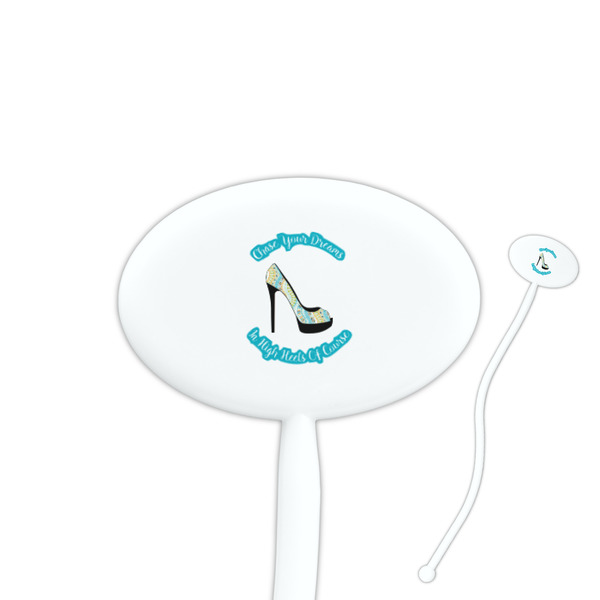 Custom High Heels Oval Plastic Stir Sticks