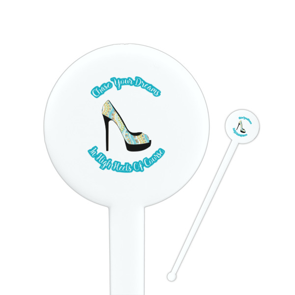Custom High Heels Round Plastic Stir Sticks