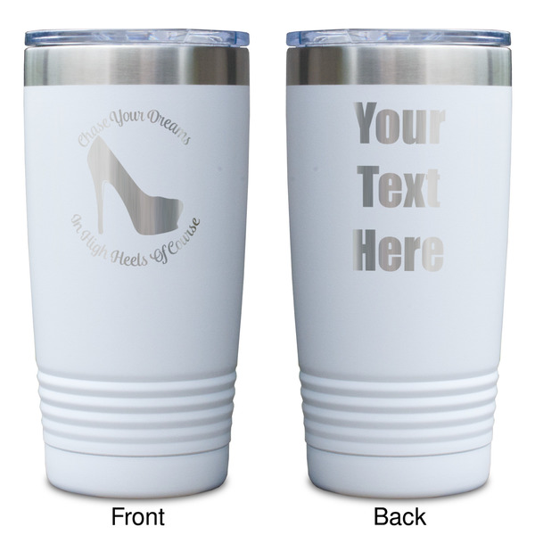 High Heels White Polar Camel Tumbler - 20oz - Double Sided - Approval