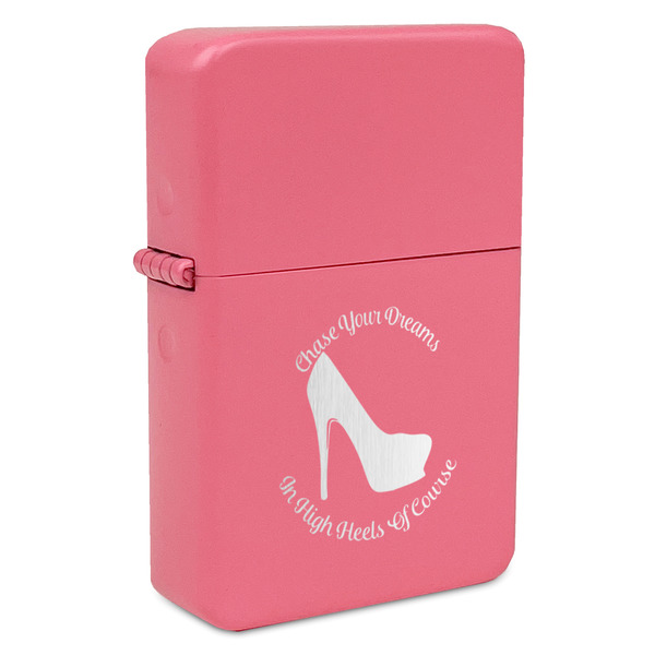 High Heels Windproof Lighters - Pink - Front/Main