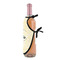 High Heels Wine Bottle Apron - DETAIL WITH CLIP ON NECK