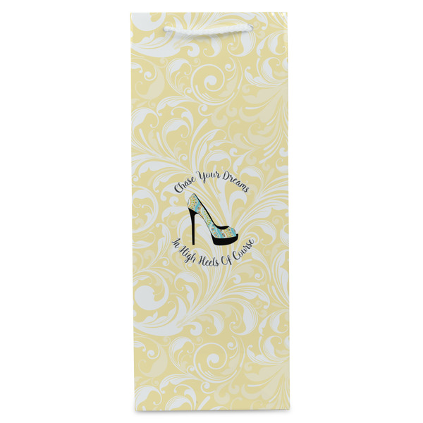 High Heels Wine Gift Bag - Gloss - Front