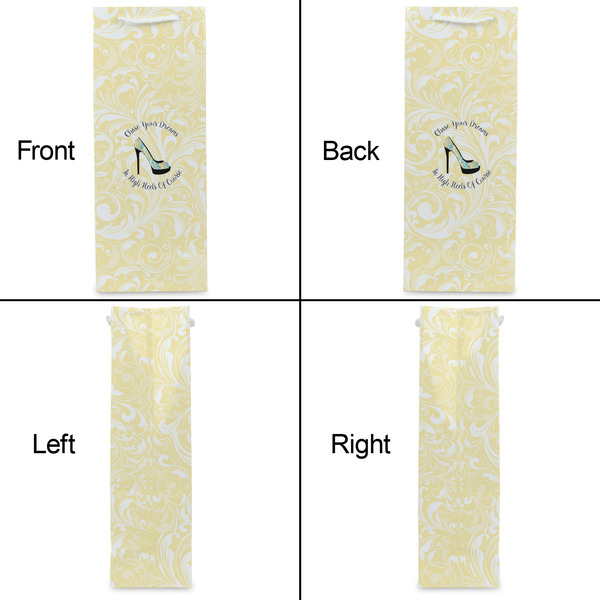 High Heels Wine Gift Bag - Matte - Approval