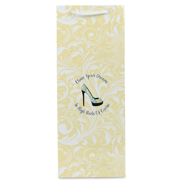 High Heels Wine Gift Bag - Matte - Front