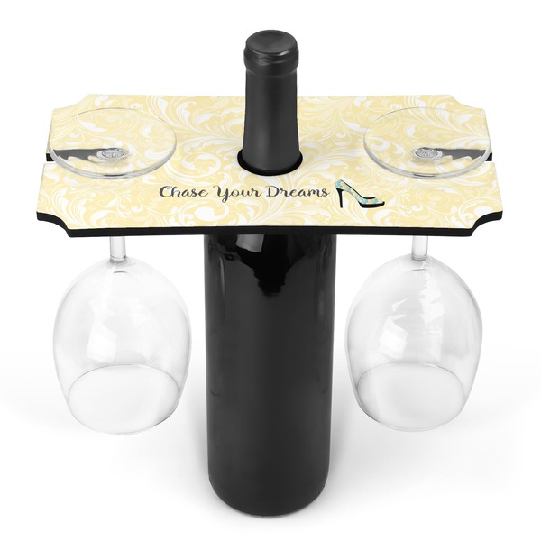 Custom High Heels Wine Bottle & Glass Holder