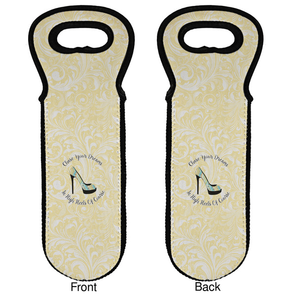 High Heels Wine Tote Front & Back