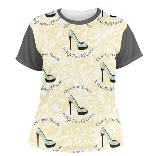 Custom High Heels Women's Crew T-Shirt - 2X Large