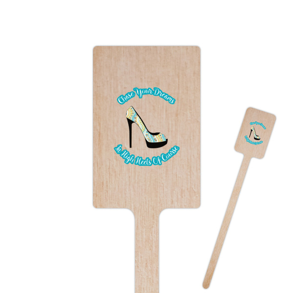 Custom High Heels Rectangle Wooden Stir Sticks