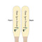 High Heels Wooden Food Pick - Paddle - Double Sided - Front & Back