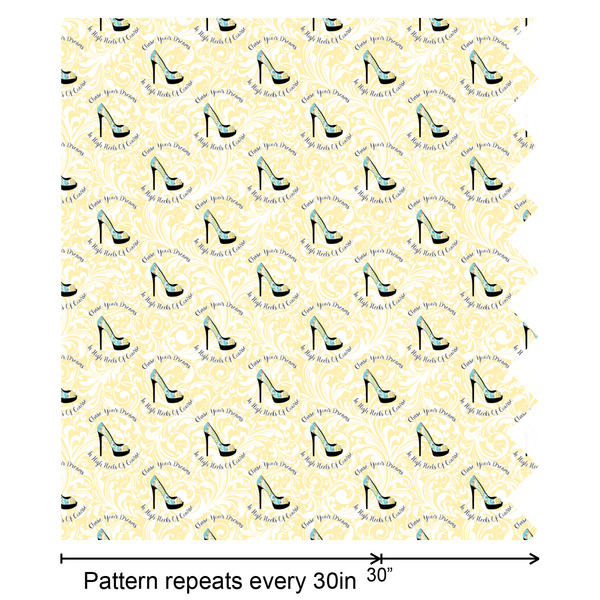 High Heels Wrapping Paper Roll - Matte - Partial Roll