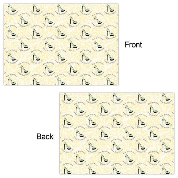 High Heels Wrapping Paper Sheet - Double Sided - Front & Back