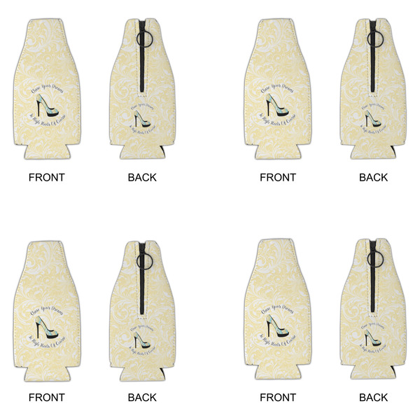 High Heels Zipper Bottle Cooler - Set of 4 - APPROVAL