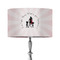Super Mom 12" Drum Lampshade - ON STAND (Fabric)