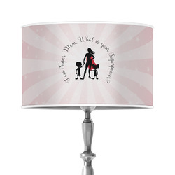 Super Mom 12" Drum Lamp Shade - Poly-film
