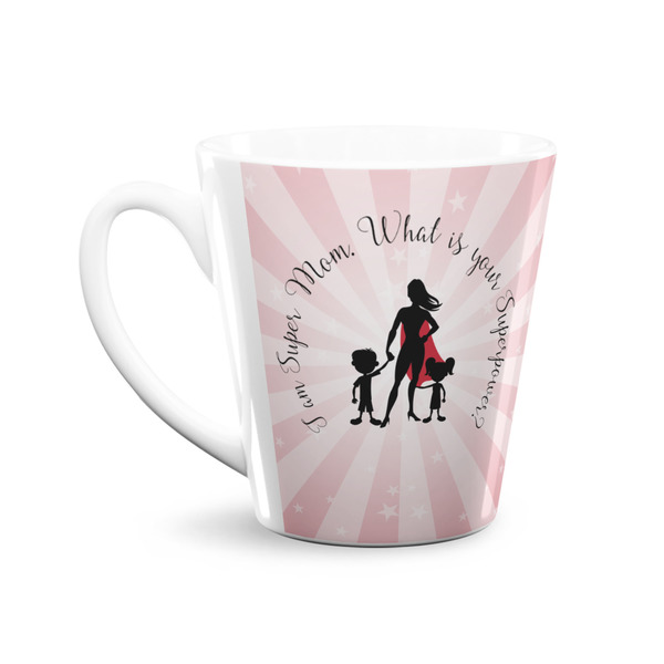 Super Mom 12 Oz Latte Mug - Front