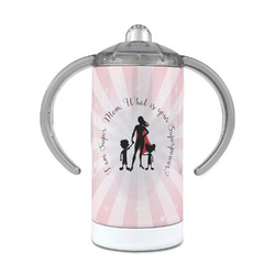 Super Mom 12 oz Stainless Steel Sippy Cup