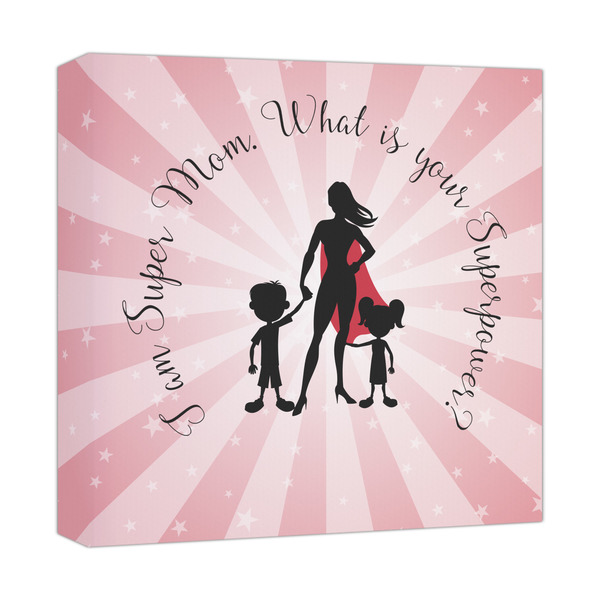 Custom Super Mom Canvas Print - 12x12