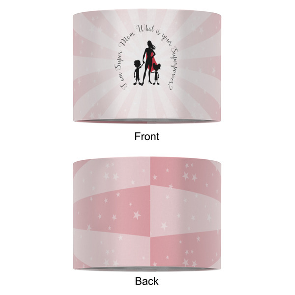 Super Mom 16" Drum Lampshade - APPROVAL (Fabric)