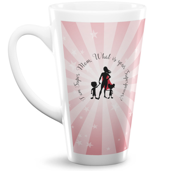Custom Super Mom Latte Mug