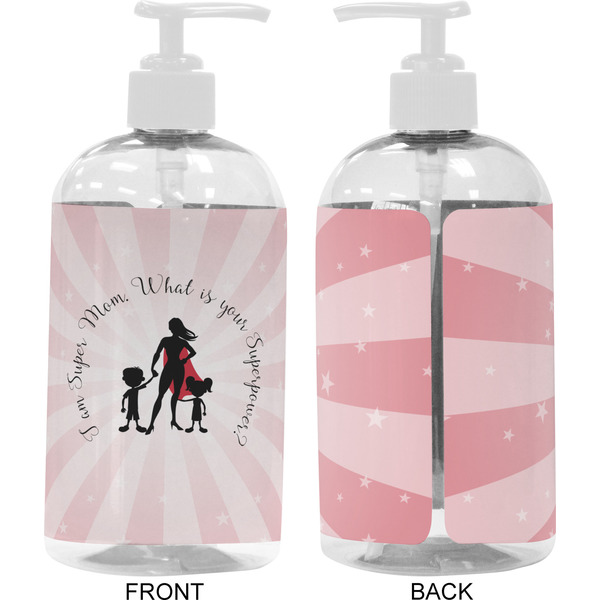 Super Mom 16 oz Plastic Liquid Dispenser- Approval- White