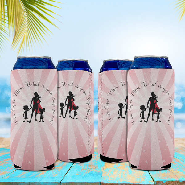 Super Mom 16oz Can Sleeve - Set of 4 - LIFESTYLE