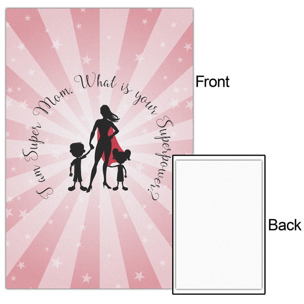 Super Mom 24x36 - Matte Poster - Front & Back