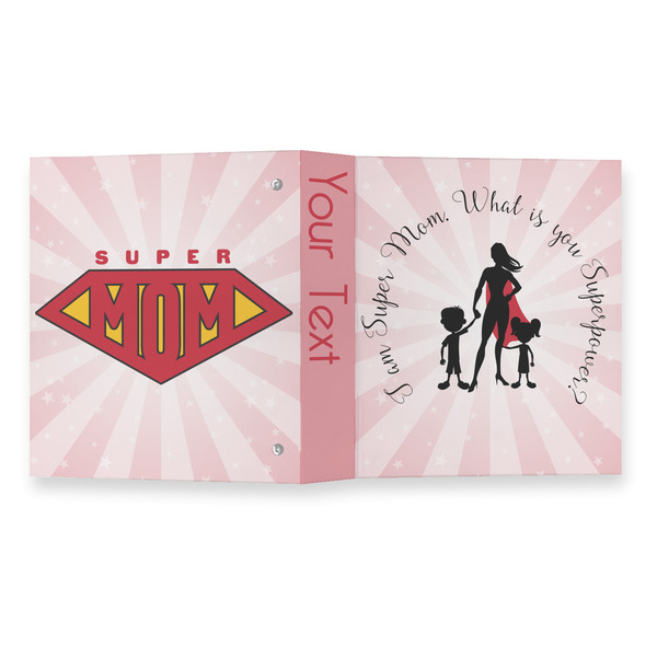 Super Mom 3 Ring Binders - Full Wrap - 1" - OPEN OUTSIDE