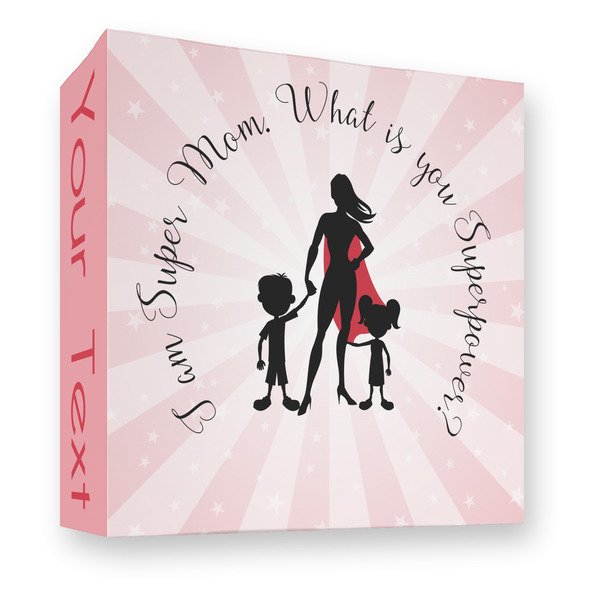 Super Mom 3 Ring Binders - Full Wrap - 3" - FRONT