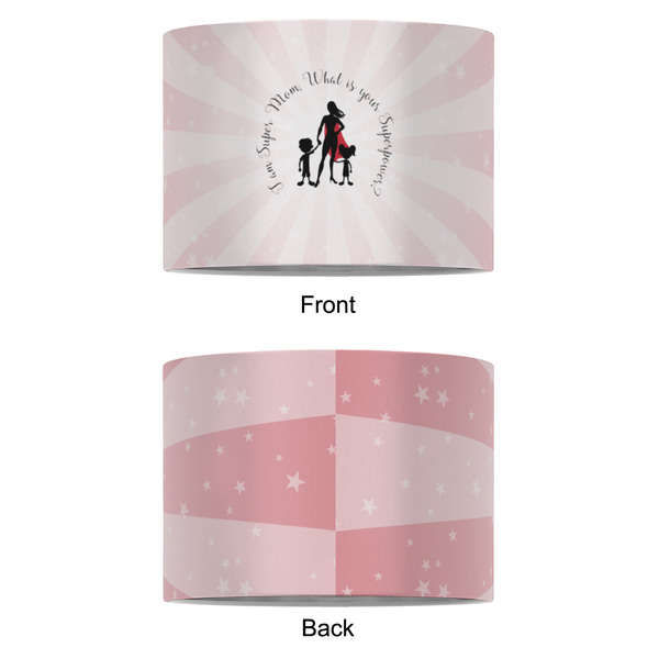Super Mom 8" Drum Lampshade - APPROVAL (Fabric)
