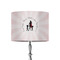 Super Mom 8" Drum Lampshade - ON STAND (Fabric)