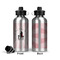 Super Mom Aluminum Water Bottle - Front and Back