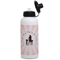 Super Mom Water Bottles - Aluminum - 20 oz - White