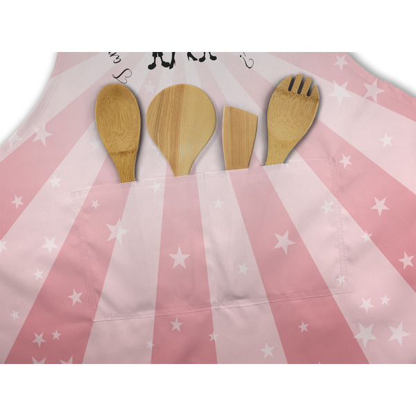 Super Mom Apron - Pocket Detail with Props