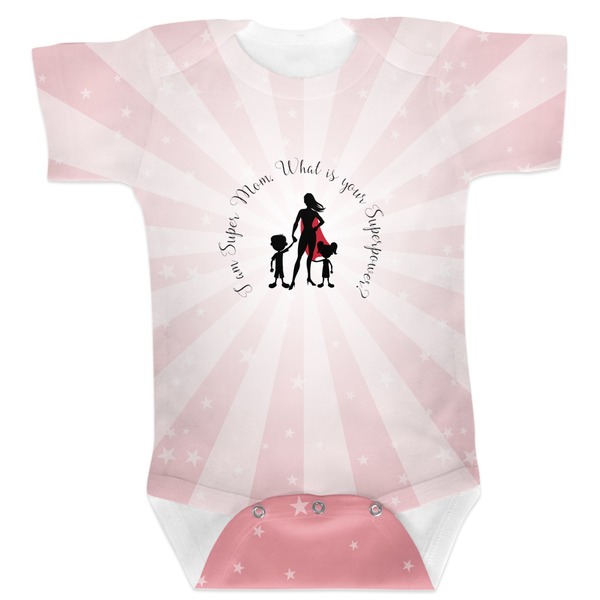 Custom Super Mom Baby Bodysuit