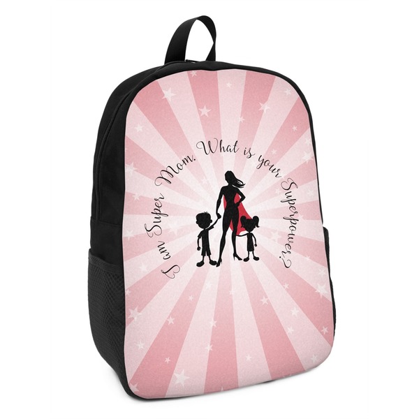 Custom Super Mom Kids Backpack