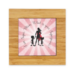 Super Mom Bamboo Trivet with Ceramic Tile Insert