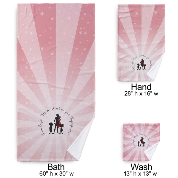 Super Mom Bath Towel Sets - 3-piece - Approval
