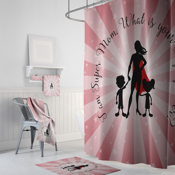 Super Mom Bath Towel Sets - 3-piece - In Context