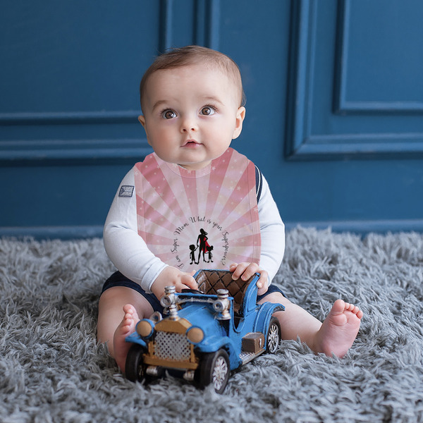 Super Mom Bib Lifestyle Boy