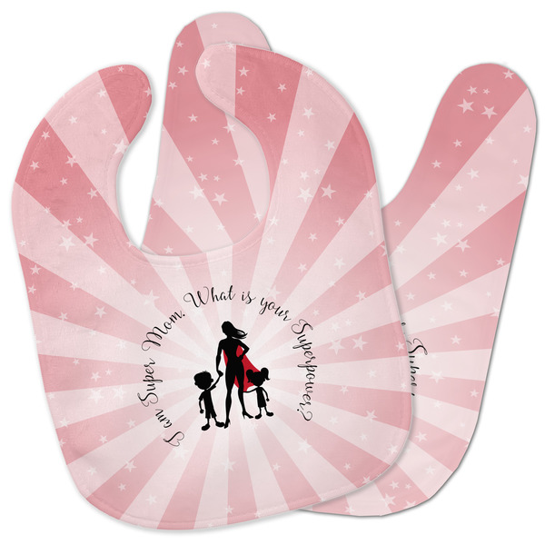 Custom Super Mom Baby Bib