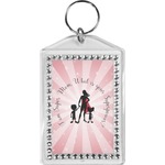 Super Mom Bling Keychain