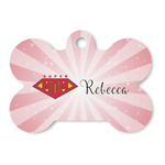 Super Mom Bone Shaped Dog ID Tag