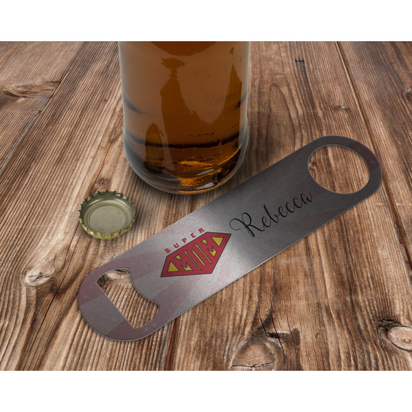 Super Mom Bottle Opener - In Use