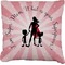 Super Mom Faux-Linen Throw Pillow 18"