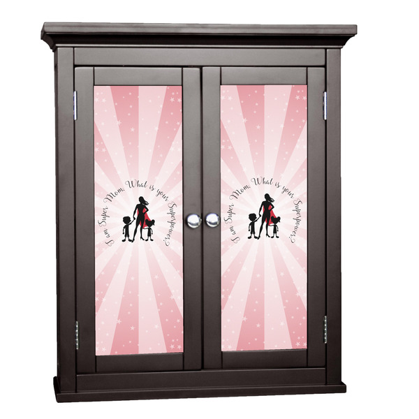 Custom Super Mom Cabinet Decal - Custom Size