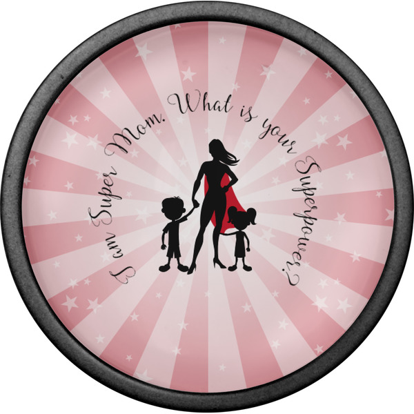 Super Mom Cabinet Knob - Black - Front