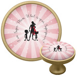 Super Mom Cabinet Knob - Gold