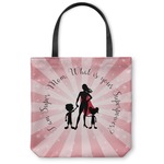 Super Mom Canvas Tote Bag - Large - 18"x18"