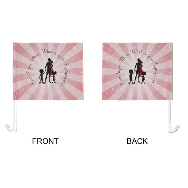Super Mom Car Flag - Large - APPROVAL