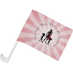 Super Mom Car Flag - Small